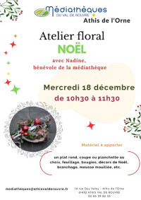 Atelier floral - Noël