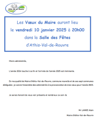 VOEUX DU MAIRE 2025