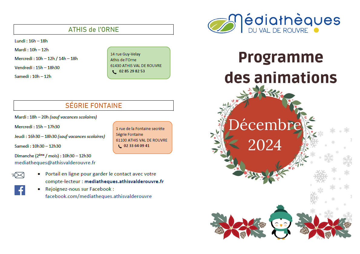 programme decembre 2024