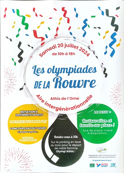 Les Olympiades de la Rouvre 20 Juillet 2024